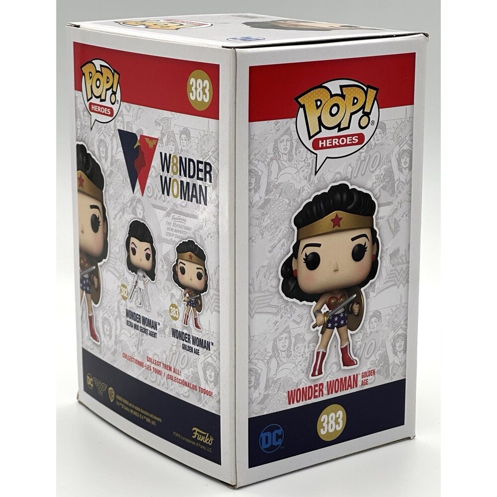 Vaulted Funko POP! #383 Heroes Wonder Woman Golden Age Vinyl Figure - Picture 4 of 6